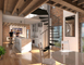 Example 3D graphic of restaurant interior