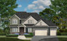 Elevation 2D graphic of house