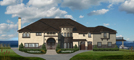 Example color elevation graphics of house
