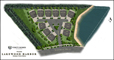 Example color site plan design for retail project