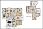Example of color floor plan for house