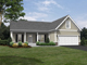 Example rendering of house for home builders showing variation of original design