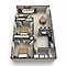 3D floor plan rendering of apartment