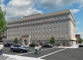 Example 3D rendering of medical building