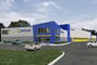 Example 3D rendering of medical building